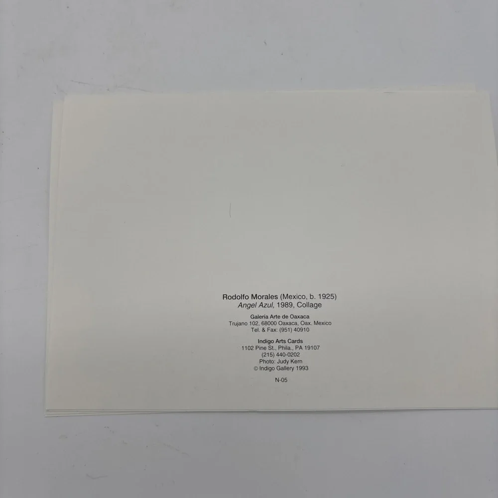 Rodolfo Morales Set Of 12 Blank Note Cards Made In Oaxaca Mexico Artistic
